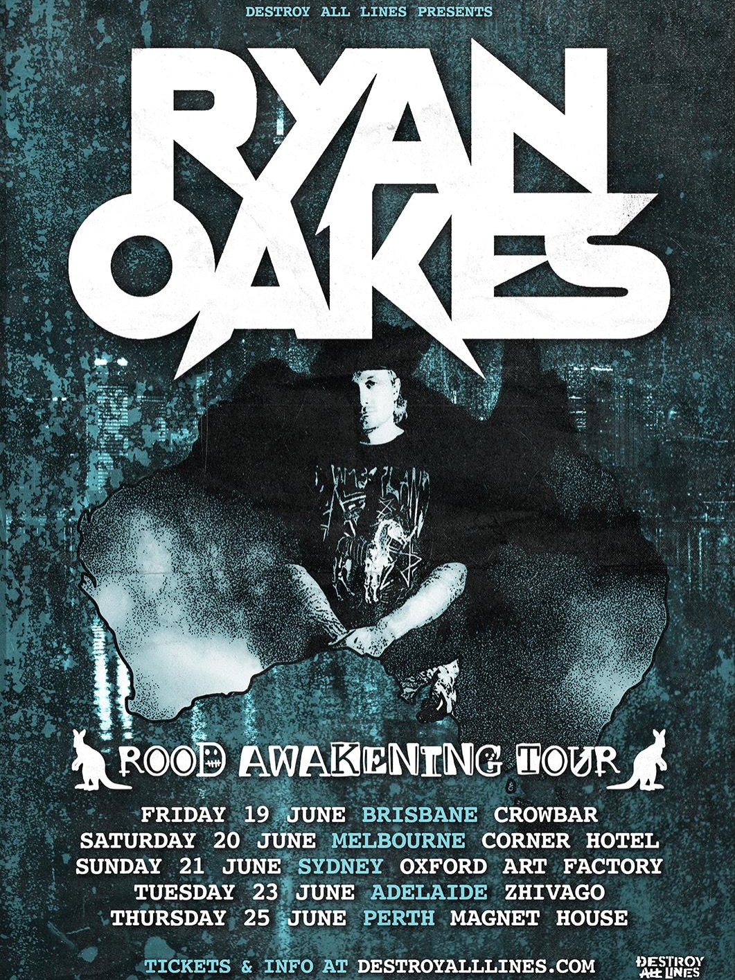 Ryan Oakes Tour Poster 2026
