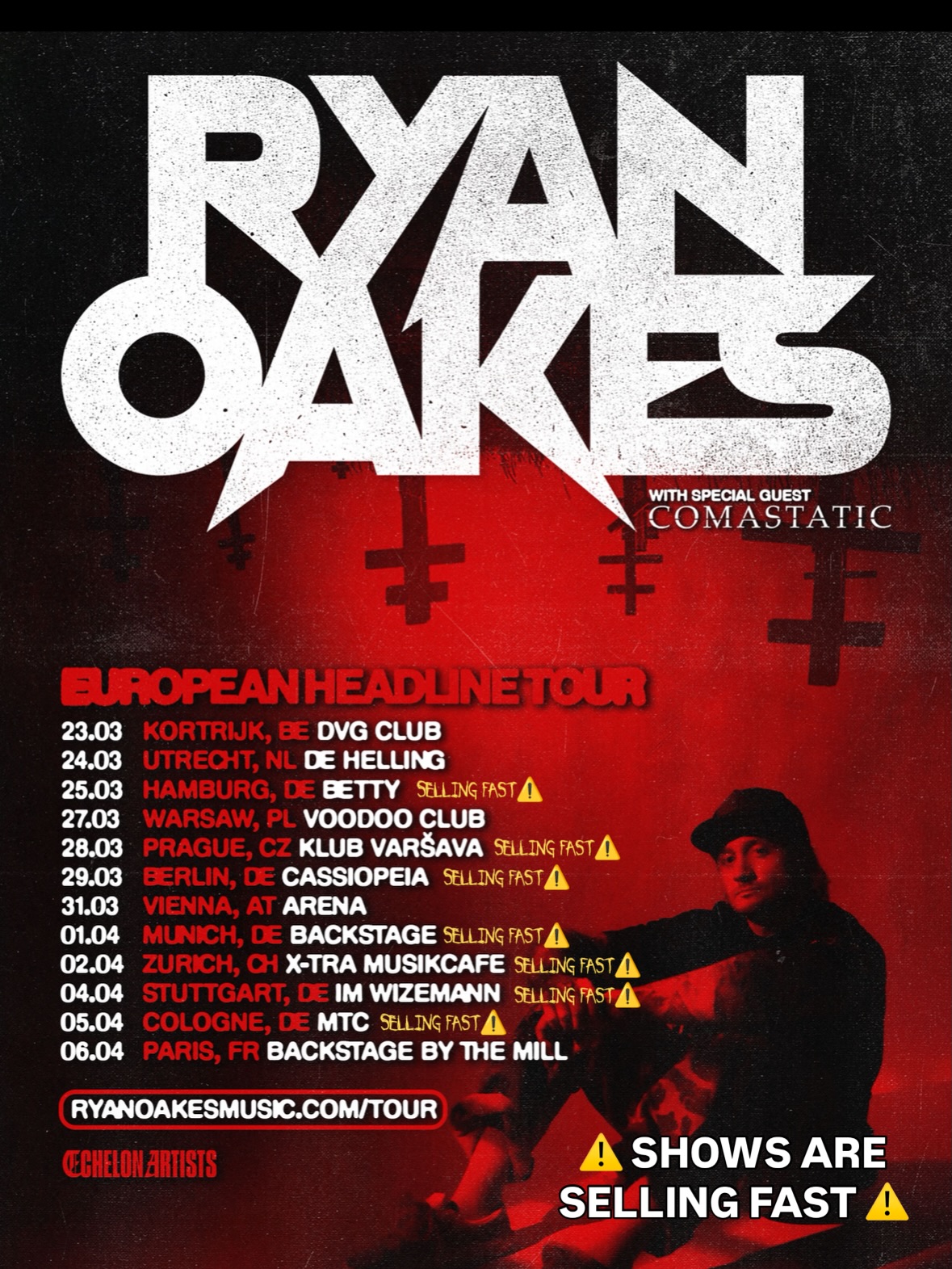 Ryan Oakes Tour Poster 2026